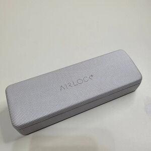 Marchon Titanium Airlock Silver HONOR Hard Eyeglass Case, Case Only